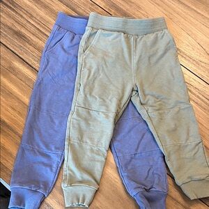 Little sleepies Kids' Jogger Pants - Olive and Blue